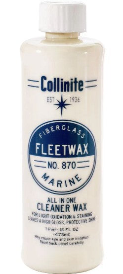 Collinite 870 Fleetwax All-In-One Cleaner Wax.