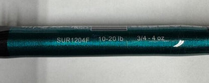 Witch Doctor SURF1204F Inshore Surf Spinning Rod Foul Proof Guides 2 Piece 12' 10-20lb