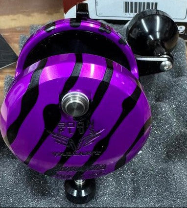 Accurate Valiant VT-500NP Reel Narrow Plus Custom Black Purple Next-Gen Round Knob