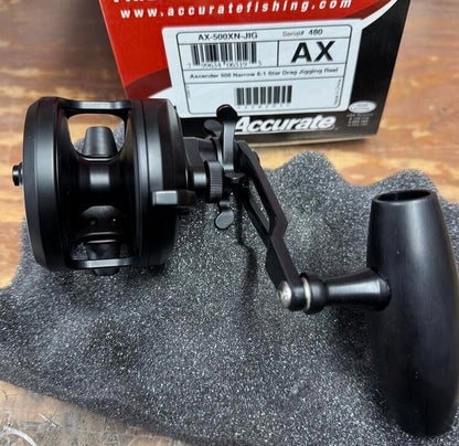 Accurate Ascender AX-500XN-JIG Narrow 6:1 Star Drag Jigging Conventional Reel