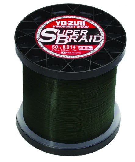 YO-ZURI Super Braid Line Dark Green  3000yds