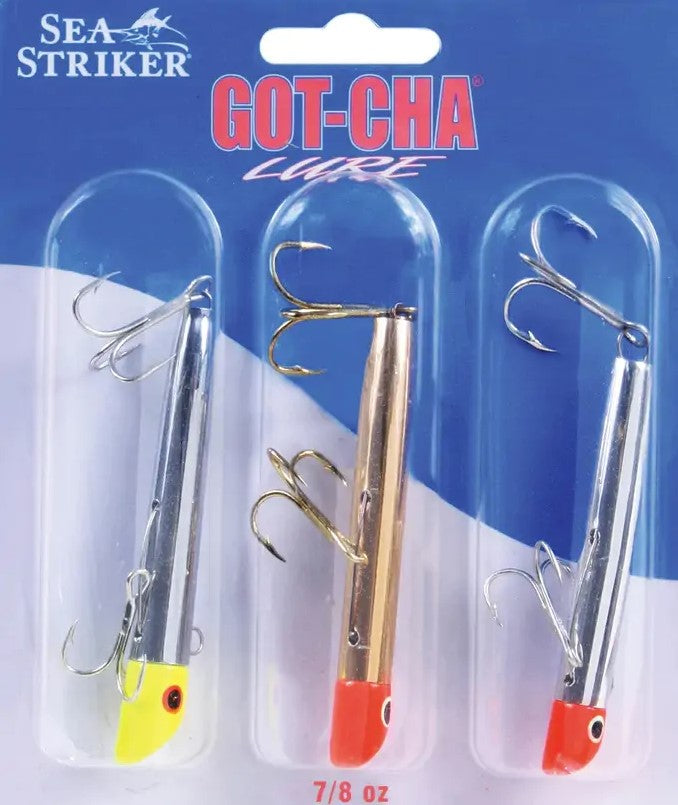 SEA STRIKER GOT-CHA JIG PACK 3pk 7/8oz
