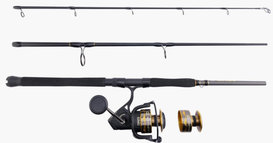 Penn BTLIV6000703MHTRVL Battle IV Travel Spinning Rod Reel Combo 7' 12-25lb