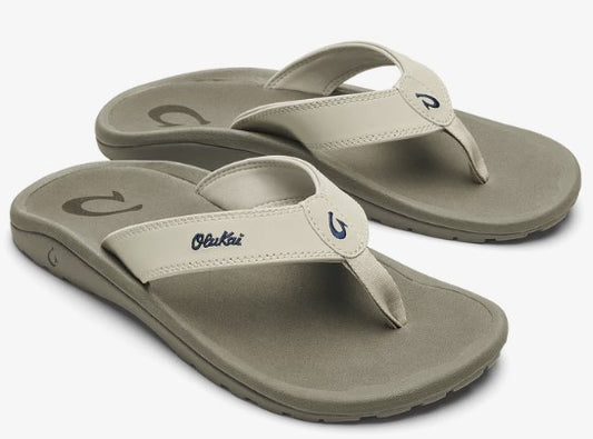 OluKai 'Ohana Tapa Clay Men's Sandals