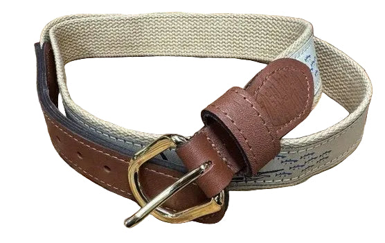 Zep-Pro Ribbon Belt Natural Sailfish Buff