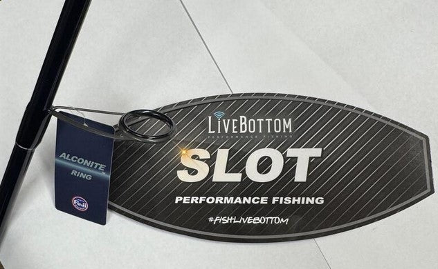 Live Bottom LBSLOT-B701MF Slot Inshore Blue Spinning Rod 7' 8-17lb