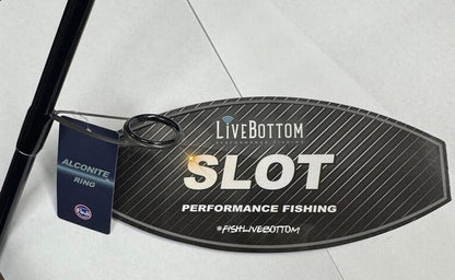 Live Bottom LBSLOT-B701MF Slot Inshore Blue Spinning Rod 7' 8-17lb