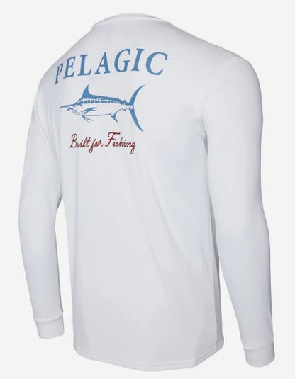 Pelagic Men's Aquatek Marlin Made Long Sleeve Performance Shirt