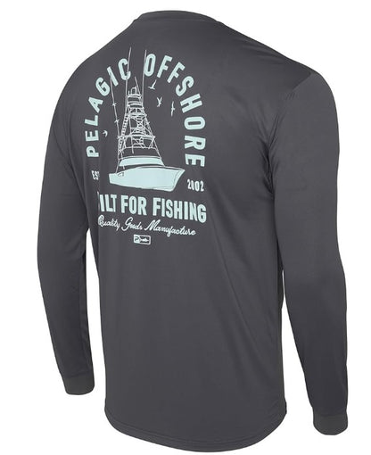 Pelagic Men's Aquatek Sporty Long Sleeve Performance Shirt