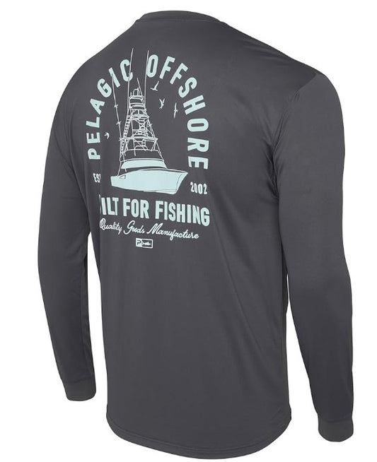 Pelagic Men's Aquatek Sporty Long Sleeve Performance Shirt