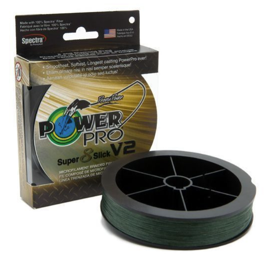Power Pro Super Slick V2 Braided Line 3000yds - Moss Green