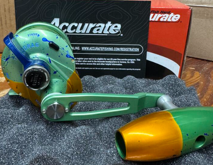 Accurate Valiant 2 500 Narrow Mahi Slow Pitch Jigging VT Conventional Reel