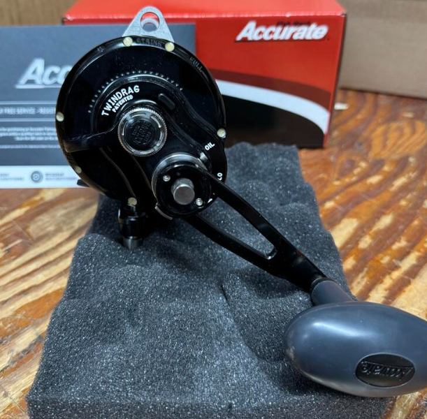 Accurate BX2-30-B Boss Extreme 30 2-Speed Black Conventional Reel