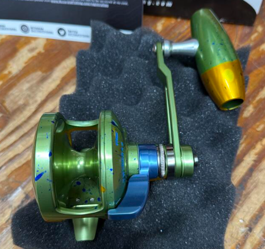 Accurate Valiant 500 Narrow 2-Speed Mahi Slow Pitch Jigging SPJ Conventional Reel