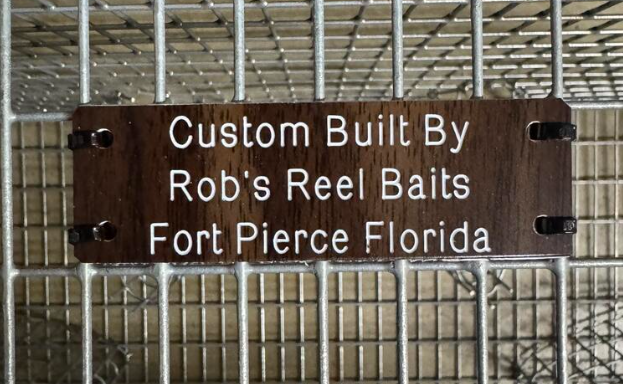 Rob's Reel Bait 6 Funnel Pinfish Trap, Galvanized Wire 24" x 18" x 12" Made In America