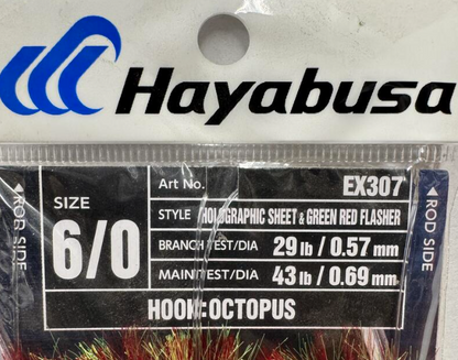 Hayabusa 6/0 Snapper Paternoster Rig, 2 Rigs per Pack