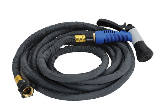 HoseCoil 20' Stainless Steel PRO Hose Kit w/Boat Bumper Plastic Body Nozzle