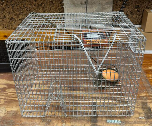 Rob's Reel Bait Traps "Key West" Pinfish 2 Funnel Galvanized Trap 15" x 12" x 11" Made In America