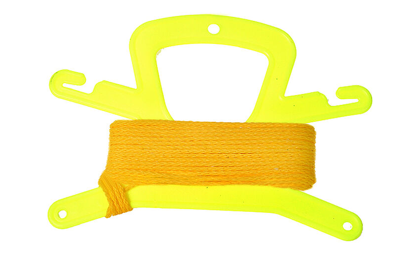 Float Line Holder With 120' of Line Yellow