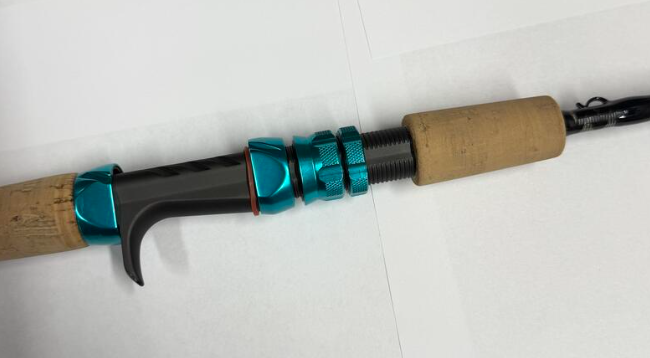 Witch Doctor CUSTSP663 Custom Slow Pitch Jigging Conventional Rod 3-Power Cork Handle 6'6" 150g-300g