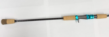 Witch Doctor CUSTSP663 Custom Slow Pitch Jigging Conventional Rod 3-Power Cork Handle 6'6" 150g-300g