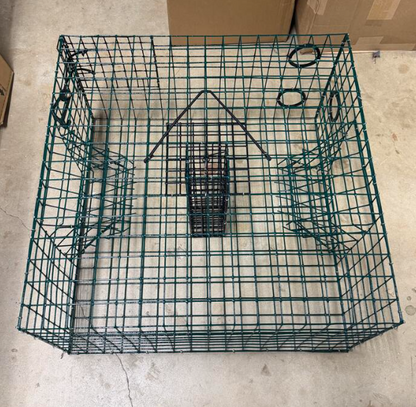 Rob's Reel Bait Half Crab 1/2 Trap 24" x 24" x 12" Made In America