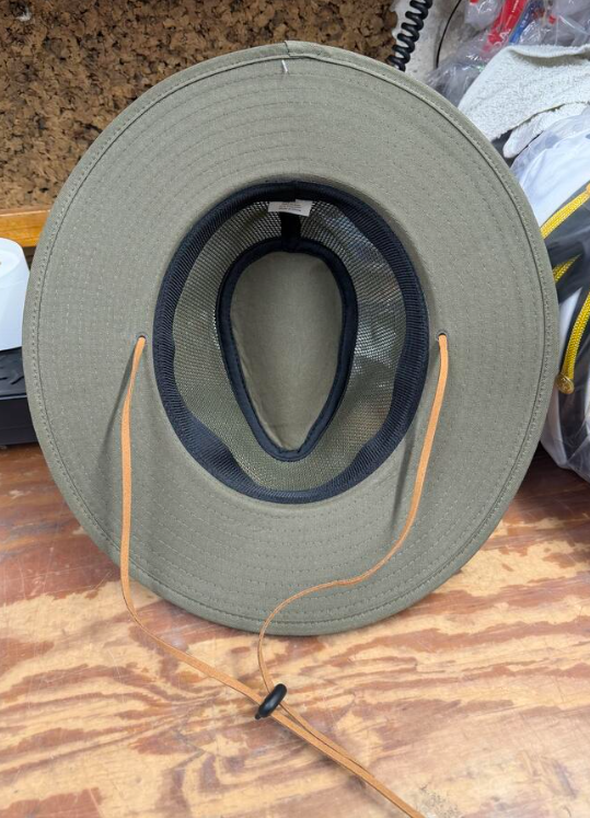 Safari Hat With Mesh And Chin Strap