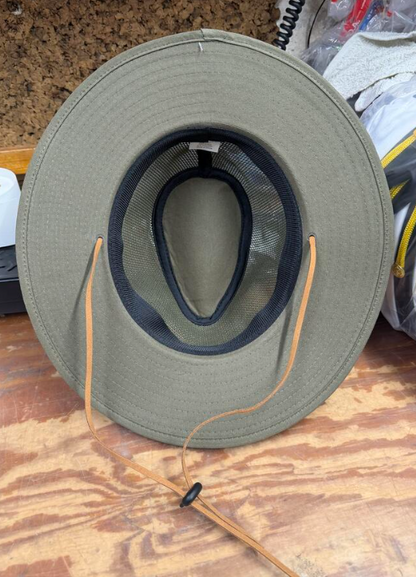 Safari Hat With Mesh And Chin Strap