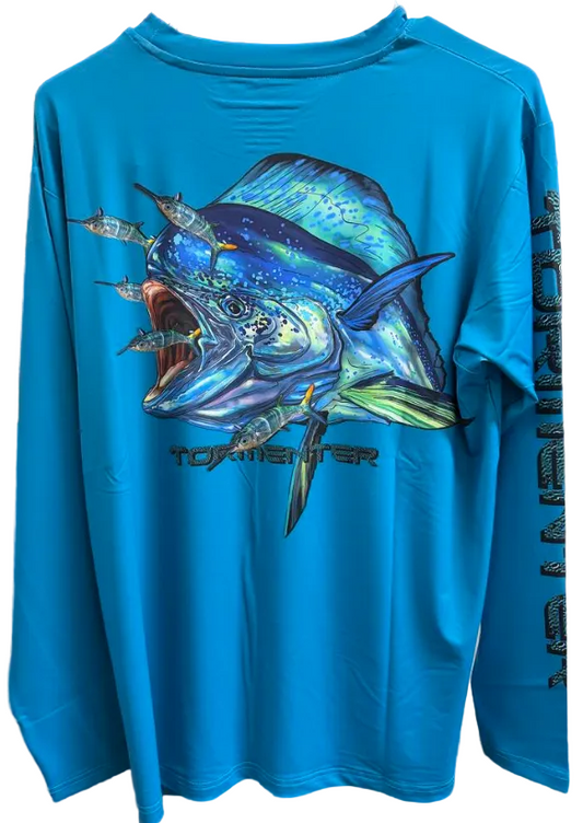 Tormenter Key Largo Monster Mahi SPF Long Sleeve Performance Shirt