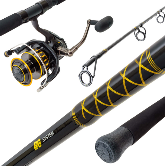 Daiwa BG6500701H Spinning Reel BG Rod Combo Heavy 7' BG6500 20-40lb