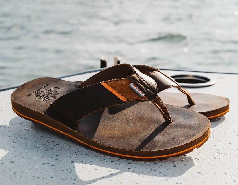 Grundens Lionfish Sandal Brown