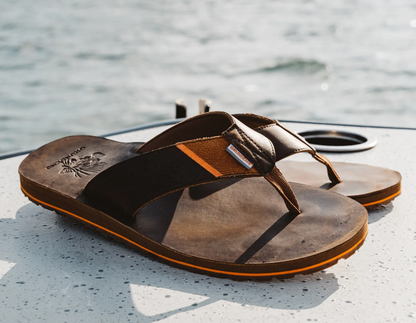 Grundens Lionfish Sandal Brown