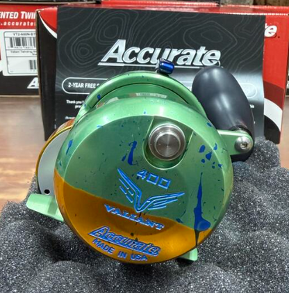 Accurate VT-400-MAHI Valiant Twindrag 400 Reel Mahi V2