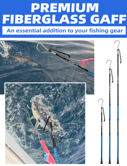 Bluewing Fiberglass Gaff with Stainless Steel Hook