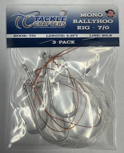 Tackle Crafters 3Pk Ballyhoo Rig