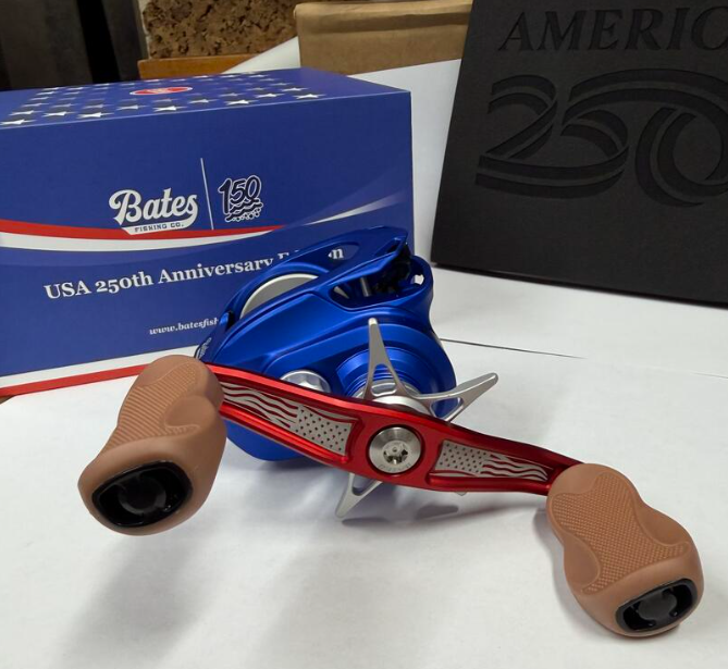 Bates Limited Edition Salty Hundo' 50 America 250th Anniversary Baitcasting Reel 150