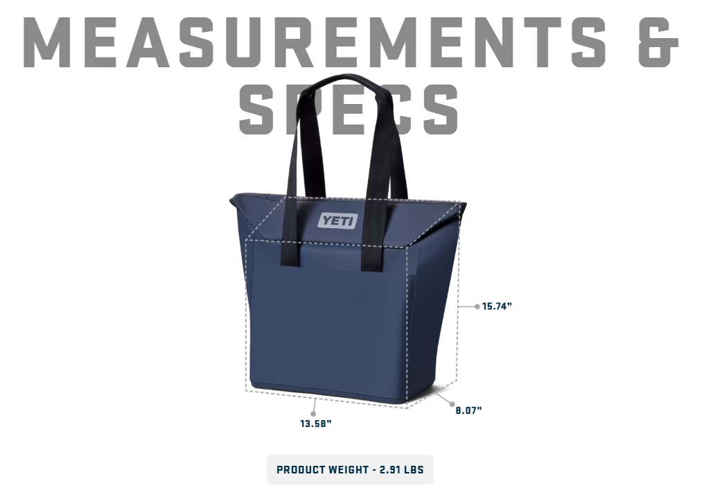 YETI Daytrip Insulated Tote Bag 20L