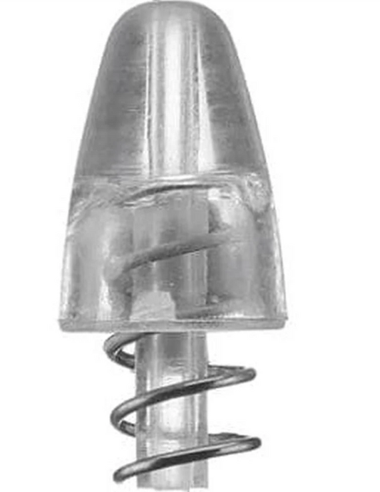 Gambler Hollow Points Plastic Screw Keeper Clear With Spring 5pk