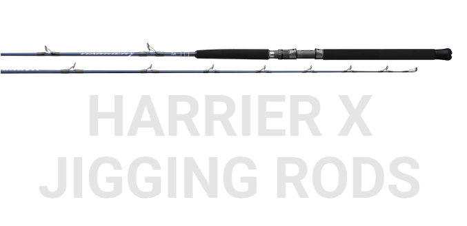 Daiwa DAHRX66MHS Harrier-X Jigging Spinning Rod 6'6" 50-100lb