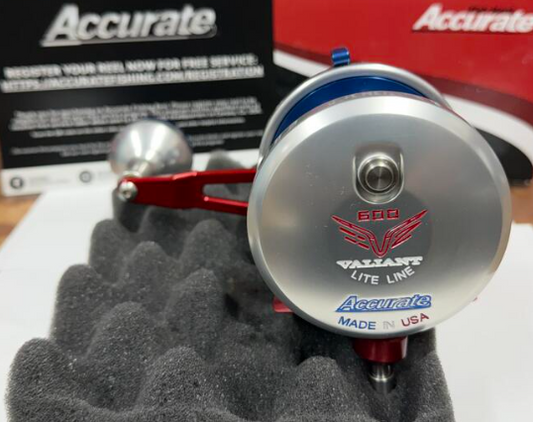 Accurate VTL-600S-FREEDOM Valiant 2 600 Light Line Conventional Reel Freedom Right Hand