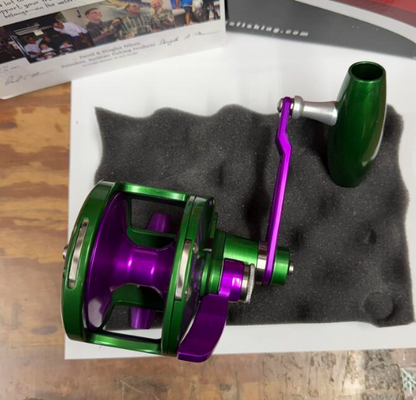 Accurate VT2-800N-GRPU Boss Valiant 2 800 Narrow 2-Speed Green Purple Right Hand SPJ Handle