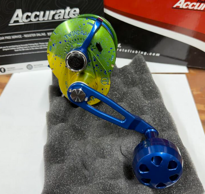 Accurate VTL-600S-MAHI Valiant 2 Twindrag 600 Light Line Conventional Reel Mahi Right Hand