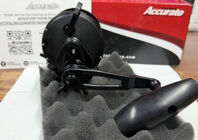 Accurate AX-600XN-JIG Ascender 600 Narrow Star Drag Jigging Conventional Reel Right Hand