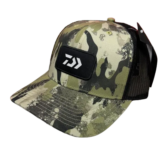 Daiwa D-Vec Wood Camo With Patch Logo Snapback