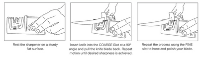 AccuSharp Compact Pull-Through 2-Stage Knife Sharpener
