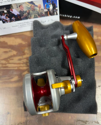 Accurate VT2-500N-FSFL Valiant Twindrag 500 Narrow 2-Speed V2 Jigging Conventional Reel Free State Of Florida Right Hand