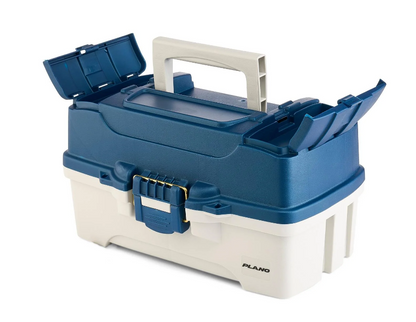 Plano 3-Tray Tackle Box - Blue/White