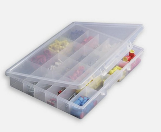 Plano 5324 StowAway Hardware 24-Compartment Organizer - Clear