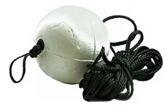 Promar Styrofoam 6" Ball Float With 15' Rope FL-60