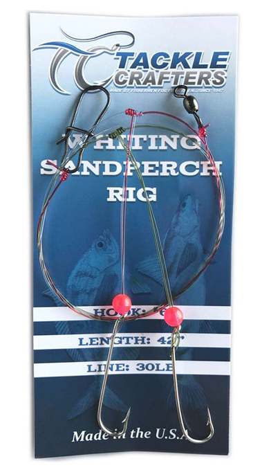 Tackle Crafters Whiting Sandperch Rig #6 Hook 42" Mono 30lb